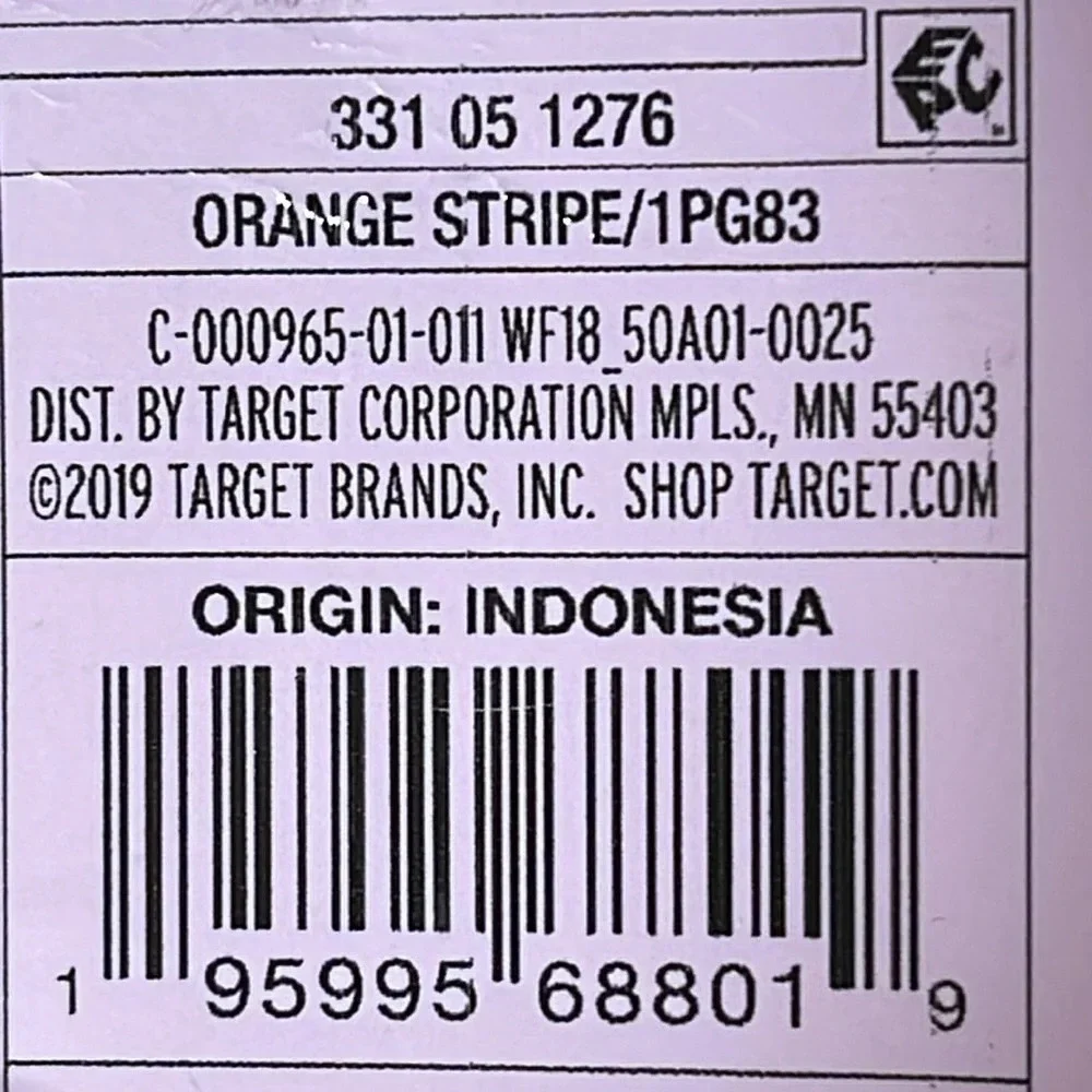 Wild Fable Mini Tennis Skirt Juniors Size S Orange w/ White/Dark Orange Stripes